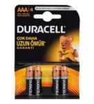 Duracell Aaa Ince Alkalin Pil 4 Lü Kart