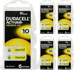 Duracell Activair 10 Numara Işitme Cihazı Pili 6X5 (30 Adet)