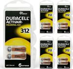 Duracell Activair 312 Numara Işitme Cihazı Pili 6X5 (30 Adet)