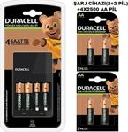 Duracell Cef-14 Hızlı Şarj Cihazı(2X1300Aa+2X750Aaa)+4X2500 Aa Şarjlı Kalem