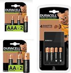 Duracell Cef 14 Pilli Şarj Cihazı Ve Şarj Edilebilir 4 Adet 750 Mah Aaa Ve 4 Adet 1300 Mah Aa Paketi