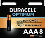 Duracell Optimum 8'Li Aaa İnce Kalem Pil