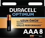 Duracell Optimum Aaa Ince Pil 8'Li