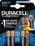 Duracell Turbo Max AAA 4'lü Pil