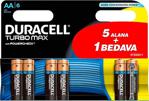 Duracell Turbo Max Alkalin Aa Kalem Pil (5+1) 6'Lı Paket