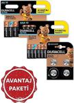 Duracell Ultra Alkalin Aa Kalem Piller, 10 Lu+Ultra Alkalin Aaa Ince Kalem Piller, 10 Lu+2032 Lityum