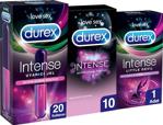 Durex Intense Eğlence Paketi - Prezervatif + Jel + Titreşimli Halka