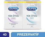 Durex Yok Ötesi Ekstra His ve Yok Ötesi Ultra Kaygan Prezervatif 40'lı Ekonomik Paket