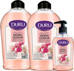 Duru Değerli Çiçekler 1500 ml + 1500 ml + 300 ml Sıvı Sabun