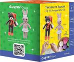 Düşyeri Tavşan Ve Ayıcık Tığ İşi Amigurumi Kit