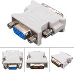 Dvi To Vga 18+1 Dvi To Vga Çevirici Dönüştürücü Adaptör Aparat