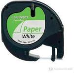 Dymo Letratag Kağıt Etiket (Beyaz) 12Mm X 4 M 59421