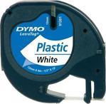 Dymo Letretag Plastik Etiket Kartuşu 12X4 Beyaz