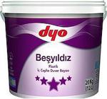 DYO BEŞYILDIZ PLASTİK İÇ CEPHE BOYASI 20 KG (TÜM RENKLER)