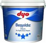 DYO BEŞYILDIZ SİLİKONLU DIŞ CEPHE BOYASI 15 LT (TÜM RENKLER)