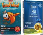 Easy Fishoil Omega 3 Çiğnenebilir 30 Jel Tablet Ve Ocean Plus Omega 3 1200 Mg 30 Kapsül Avantajlı Aile Paketi