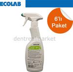 Ecolab Incidin Oxyfoam Alkolsüz 750 ml 6'lı Sprey Yüzey Dezenfektanı