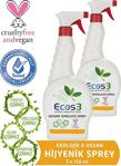 Ecos3 Organik 750 Ml 2'Li Hijyenik Temizleyici Sprey