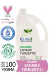 Ecos3 Organik Konsantre Çamaşır Yumuşatıcı 2500 ml - 100 Yıkama