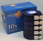 Ecotagplus Dymo Letratag Muadili Thermal Plastik Şerit Etiket Beyaz 10'Lu
