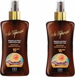 Eda Taşpınar Bronzlaştırıcı Koruyucu Yağ Spf15 200 Ml X 2 Adet