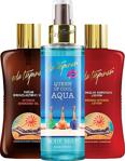 Eda Taşpınar Yoğun Bronzlaştırıcı Yağ 200Ml + Bronzluk Koruyucu Losyon 200Ml + Body Mist Aqua 200Ml