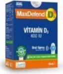 Edi̇s Pharma Maxdefend Vitamin D3 400 Iu Oral Sprey 20 Ml