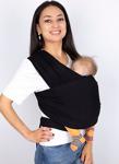 Eggbaby Esnek Wrap Sling Siyah