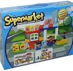 Eğitici 54 Parça Süpermarket Lego Seti Enlightrnment Educational Series Eğitici Oyuncak