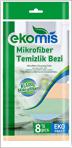 Ekomis Mikrofiber Temizlik Bezi 8 Li Eko Paket