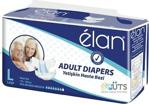 Elan Adult Dıapers Hasta Bezi L 110-150 Cm Unisex 30 Adet