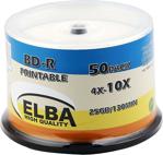 Elba Printable Bd-R 25Gb 10X 50Li Cakebox Boş Blu-Ray