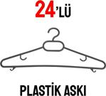 Elbise Askısı Plastik - 24 Adet