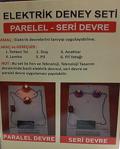 Elektirik Deney Seti ( Seri Ve Parelel Devre Için Uygun)