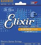 Elixir Nanoweb Baritone Elektro Gitar Teli (12-68)