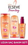 Elseve Dream Long Onarıcı Bakım Şampuanı 450 Ml &Saç Bakım Kremi 360 Ml &Mükemmel Düz Pürüzsüzleştici Serum