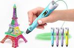 Emay 3D Pen 2. Versiyon - 3D Kalem Üç Boyutlu Yazıcı Printer