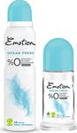 Emotion Ocean Fresh Deodorant 150Ml Ve Roll On 50Ml