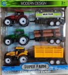 Emr Süper Farm Modern Design Traktör Oyuncak 3\'lü Set