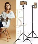 En Si̇ga Tripod 170 Cm Telefon Ring Light Tutucu Lamba Işık Ayağı Metal Fotoğraf Stüdyo Lamba