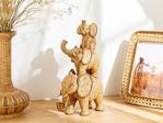 English Home Elephant Family Biblo 19,5X9,5X30,5 Cm Kahve