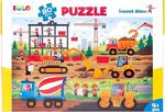 Eolo 80 Parça Yer Puzzle İnşaat Alanı