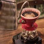 Epinox Seramik Kahve Demleme Ekipmanı (Kırmızı) Ceramic Coffee Dripper