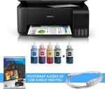 Epson L3110 Tarayıcı + Fotokopi Renkli Çok Fonksiyonlu Tanklı Yazıcı