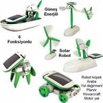 Erkol Oyuncak Güneş Enerjili Oyuncak Robot Oluşturma Seti Solar Kit (6'Lı Set)