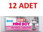 Ernet Ekonomik 40x50 cm Küçük Boy 30 Adet 12'li Paket Çöp Torbası