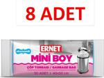 Ernet Ekonomik 40x50 cm Küçük Boy 30 Adet 8'li Paket Çöp Torbası