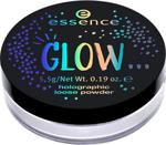 Essence Glow Holographic Loose Powder 01 Şeffaf Cilt Yağlanmasına Karşı Sabitleyici Toz Pudra