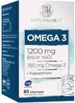 Estetik Grup Naturalnest Omega3 1200Mg Fısh Oıl 780Mg Omega3 60 Softjel Kapsül