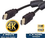 Etc Hdmı Kablo Gold Filtreli 1.4V 3D 3 Metre